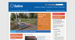 Desktop Screenshot of cityofsaline.org